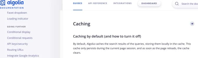 document-cache-section